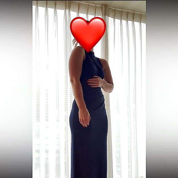 EUC Le Chateau High Neck Formal Gown small - Picture 3 of 10